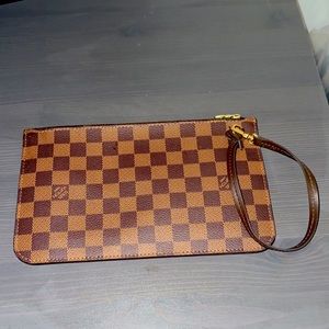 Authentic Louis Vuitton Daimier Ébène Wristlet - Brand New!!